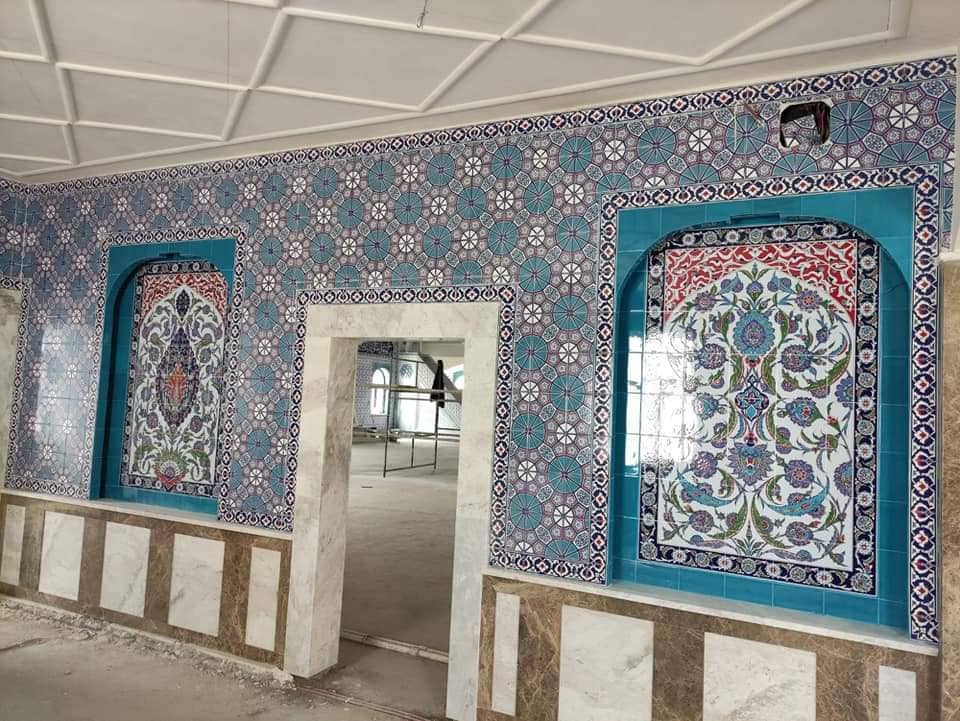 Cami Çini Duvar Kaplama