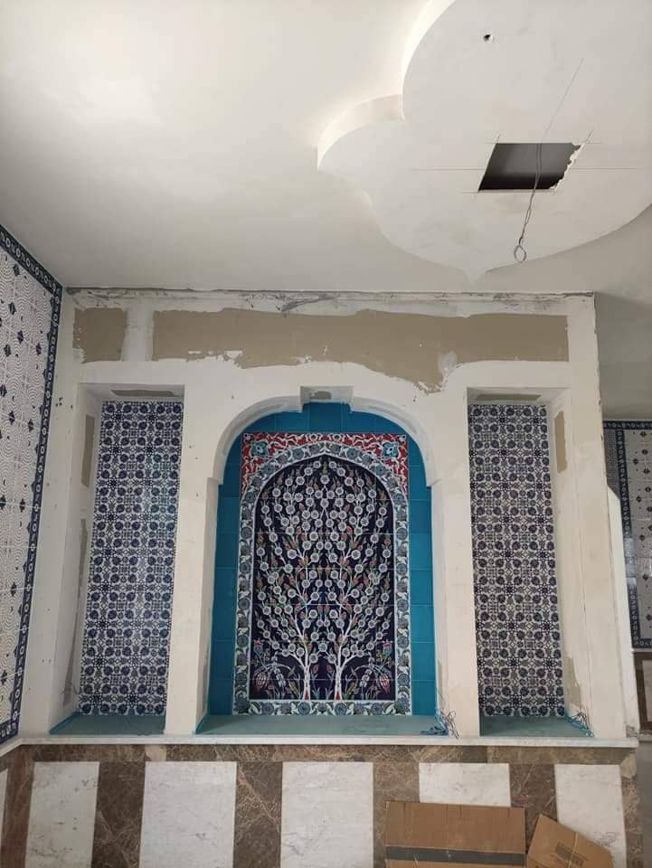 Cami Çini Duvar Kaplama