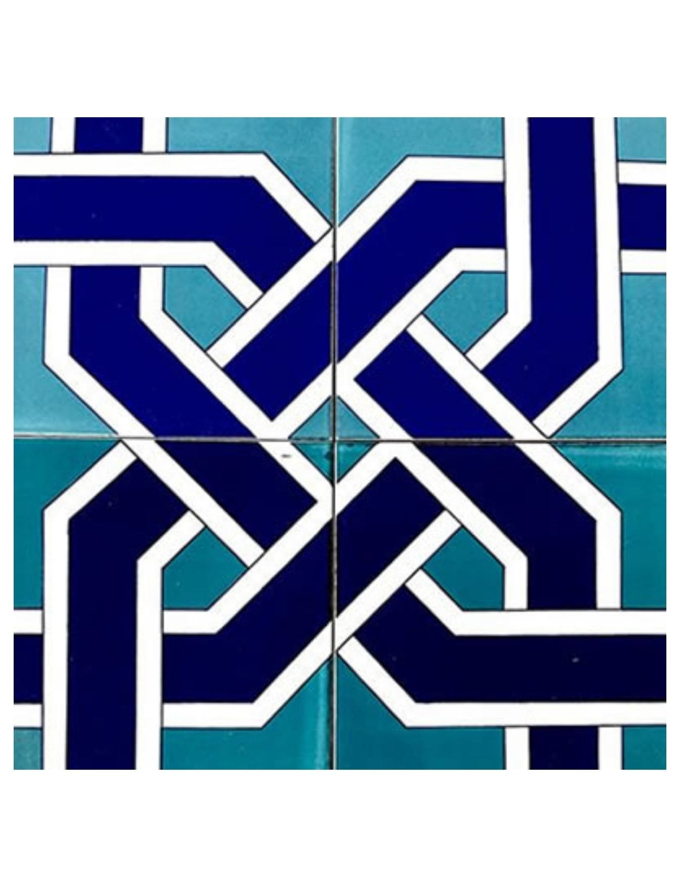 Çini Seramik Karo 20x20 -42, 20x20 Seramik Karo Lacivert Mavi, Kütahya Cami Çinileri, Kütahya Çini Dekor,