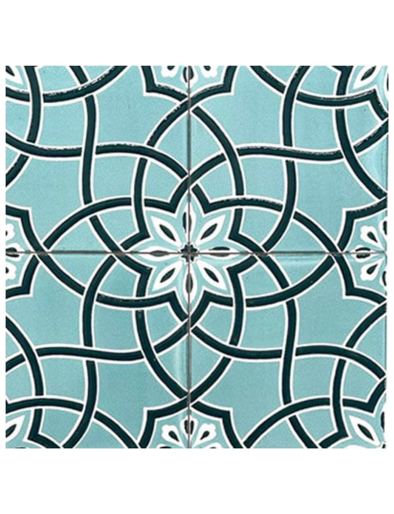 Çini Seramik Karo 20x20 -44, 20x20 Çini Karo, Hamam Çinisi, Kütahya Çini Dekor,