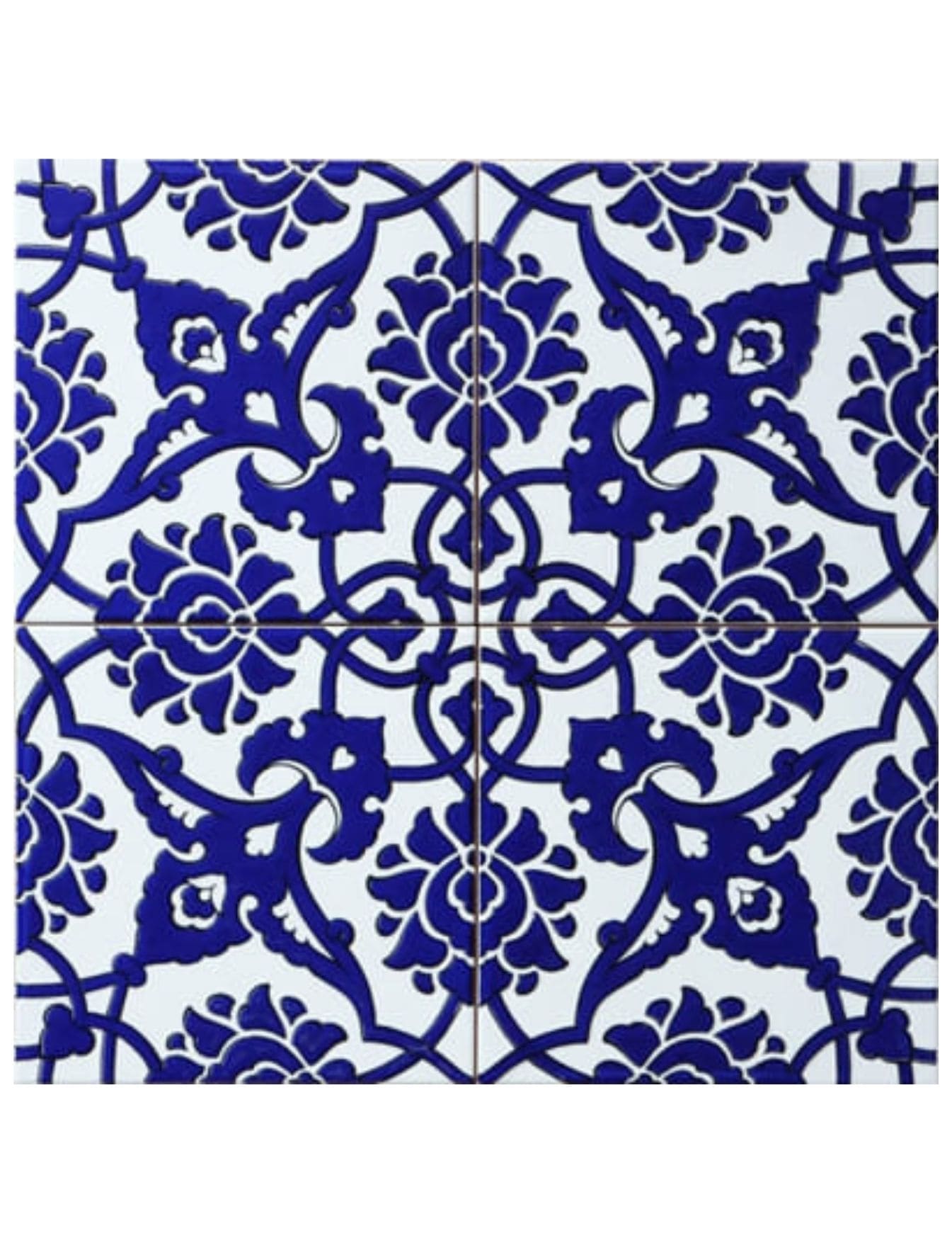 Çini Seramik Karo 20x20 -45, Hamam Çinileri 20x20, Handmade Tile, 20X20 Seramik Karo,