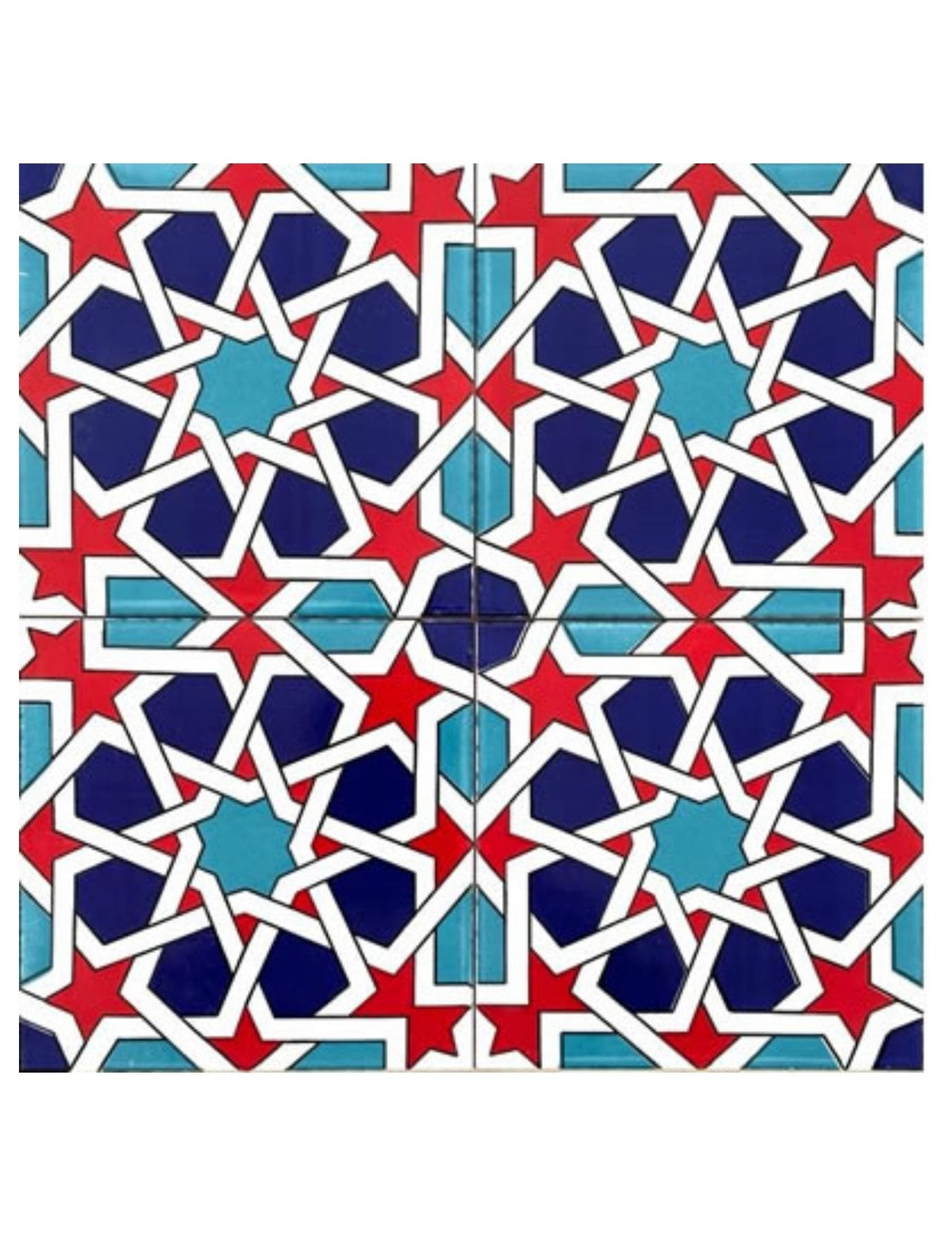 Çini Seramik Karo 20x20 -51, Çini Desenli Seramik Fiyatları, İslamic Tiles, Kütahya Çini Dekor, 