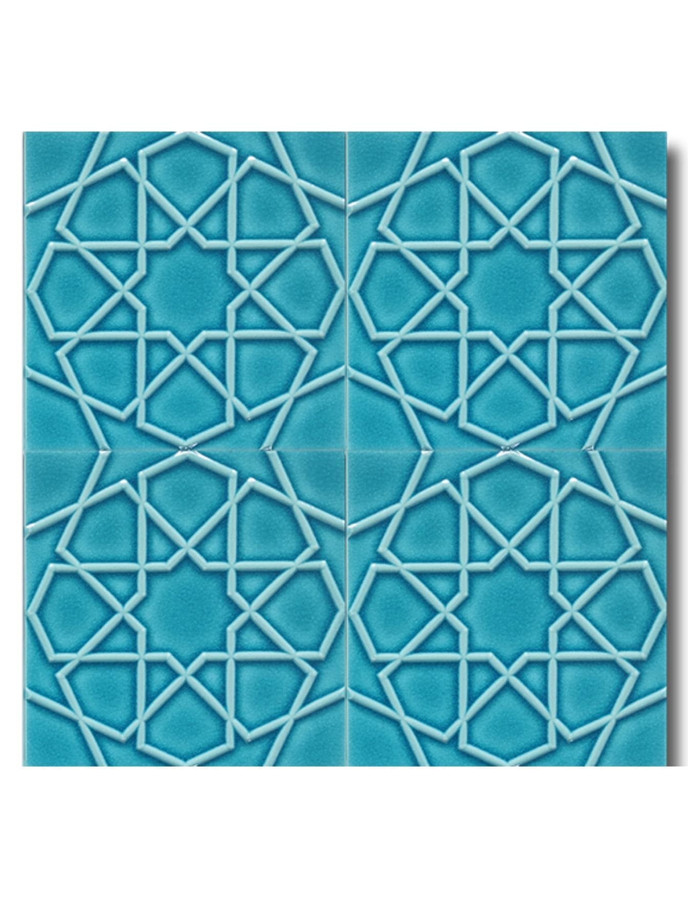 Çini Seramik 20x20 -05, Turkuaz Seramik, Cafe Seramik, Restoran Seramik, Cafe Restaurant tiles, Kütahya Çini Dekor,