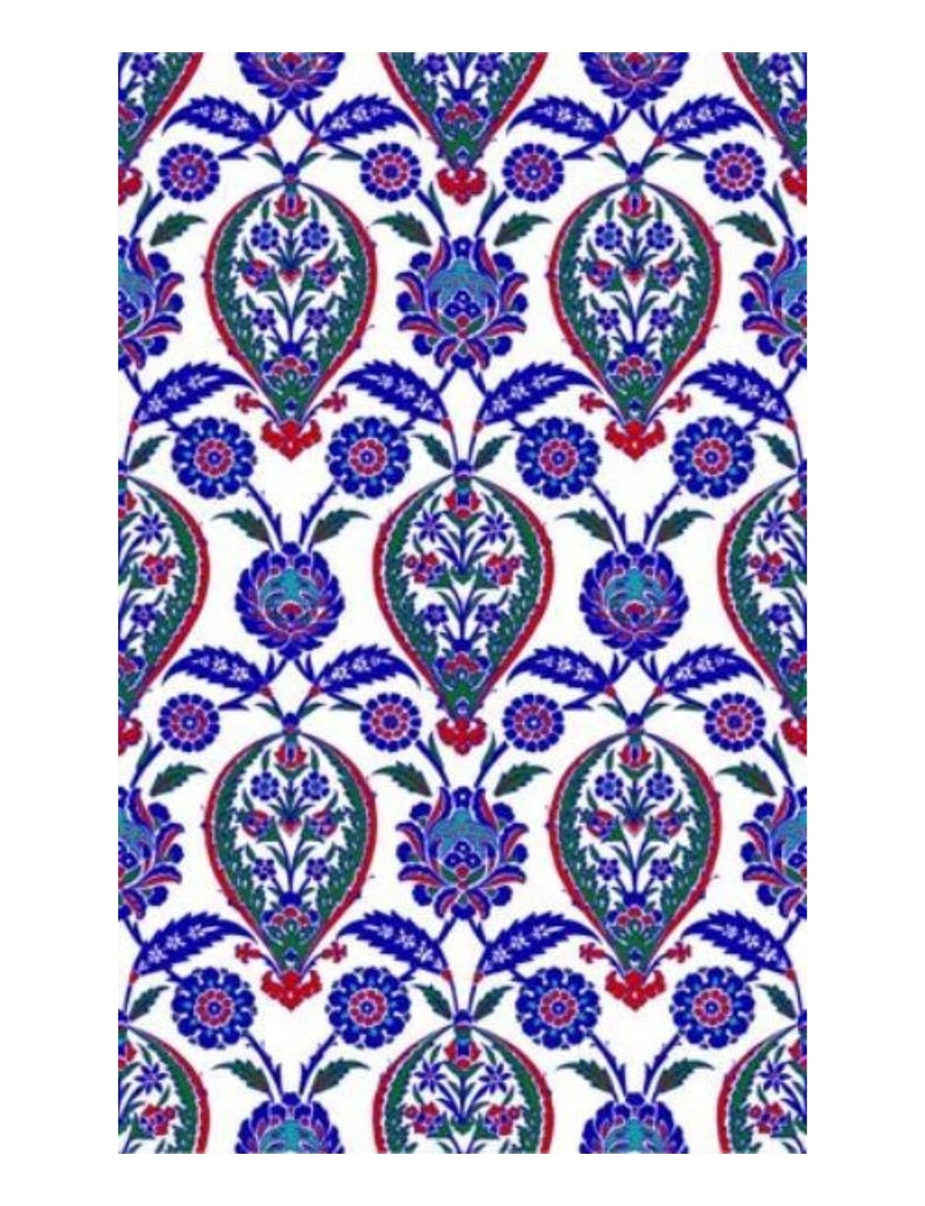Çini Karo Seramik 25x40 -04, Cami Çini Ustası, Çini Seramik, Kütahya Çini Dekor,