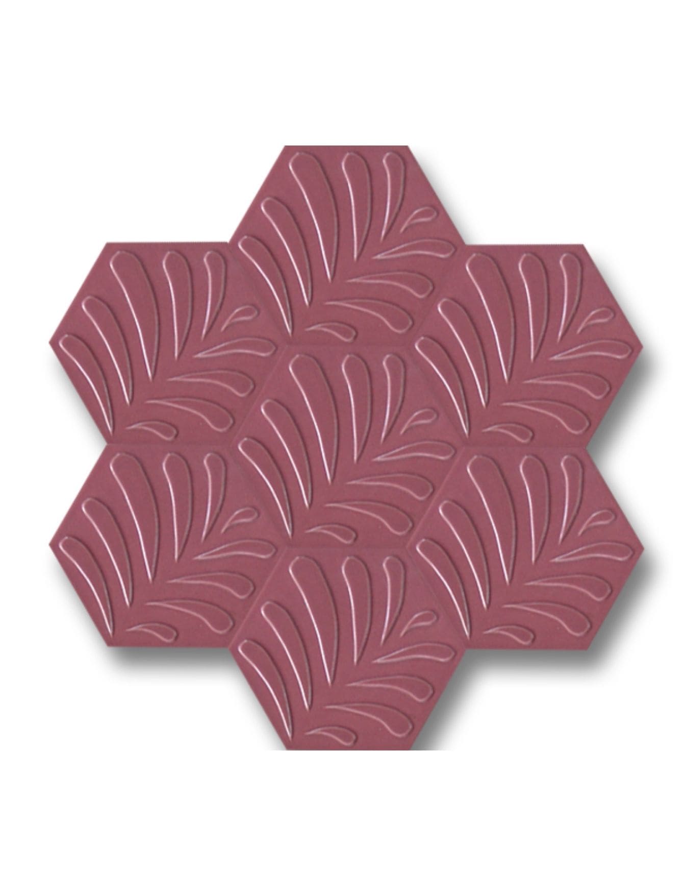 Altıgen Seramik Çini Karo - 04, Altıgen Karo Seramik, Kütahya Çini, Dekor,