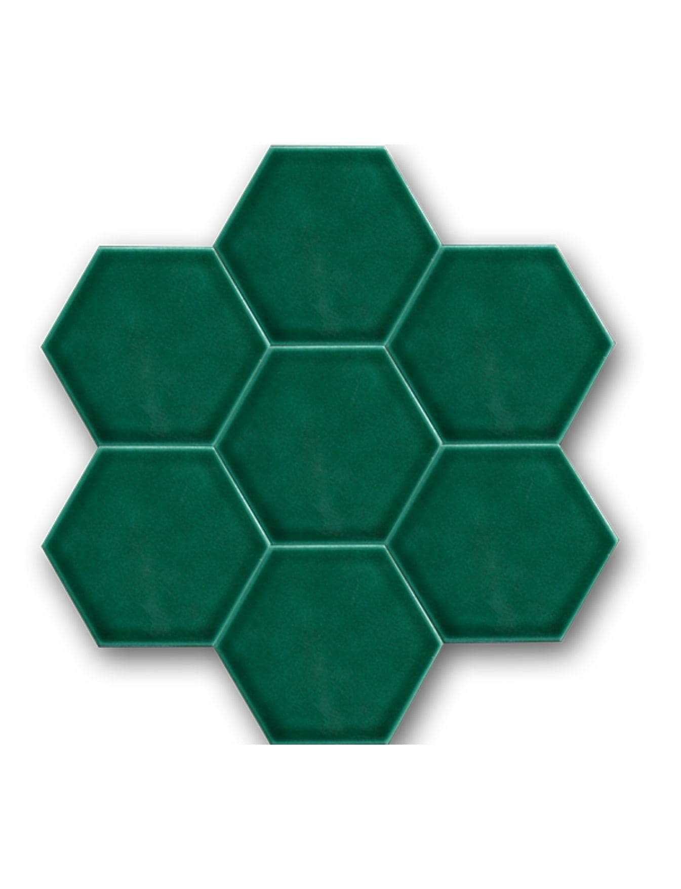 Altıgen Seramik Çini Karo - 42, Cafe Restoran Seramikleri, El Yapımı Altıgen Seramik, Kütahya Çini Dekor,