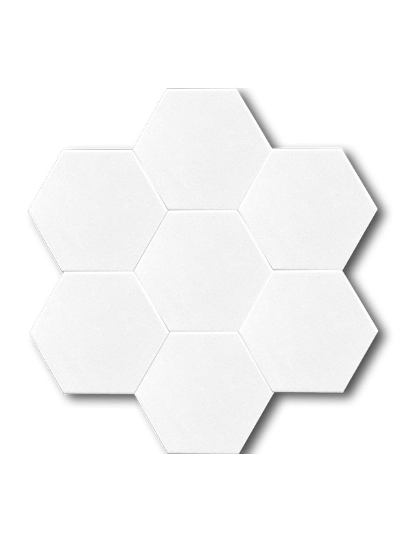 Altıgen Seramik Çini Karo - 44, Altıgen Fayans Banyo, Altıgen Banyo Fayansı, Kütahya Çini Dekor,