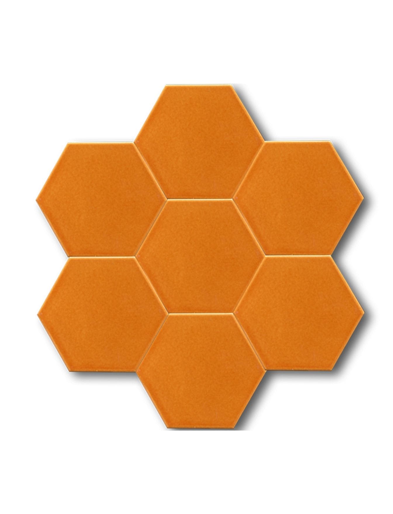 Altıgen Seramik Çini Karo - 47, Altıgen seramik hamam, Altıgen hamam seramik, Kütahya Çini Dekor,