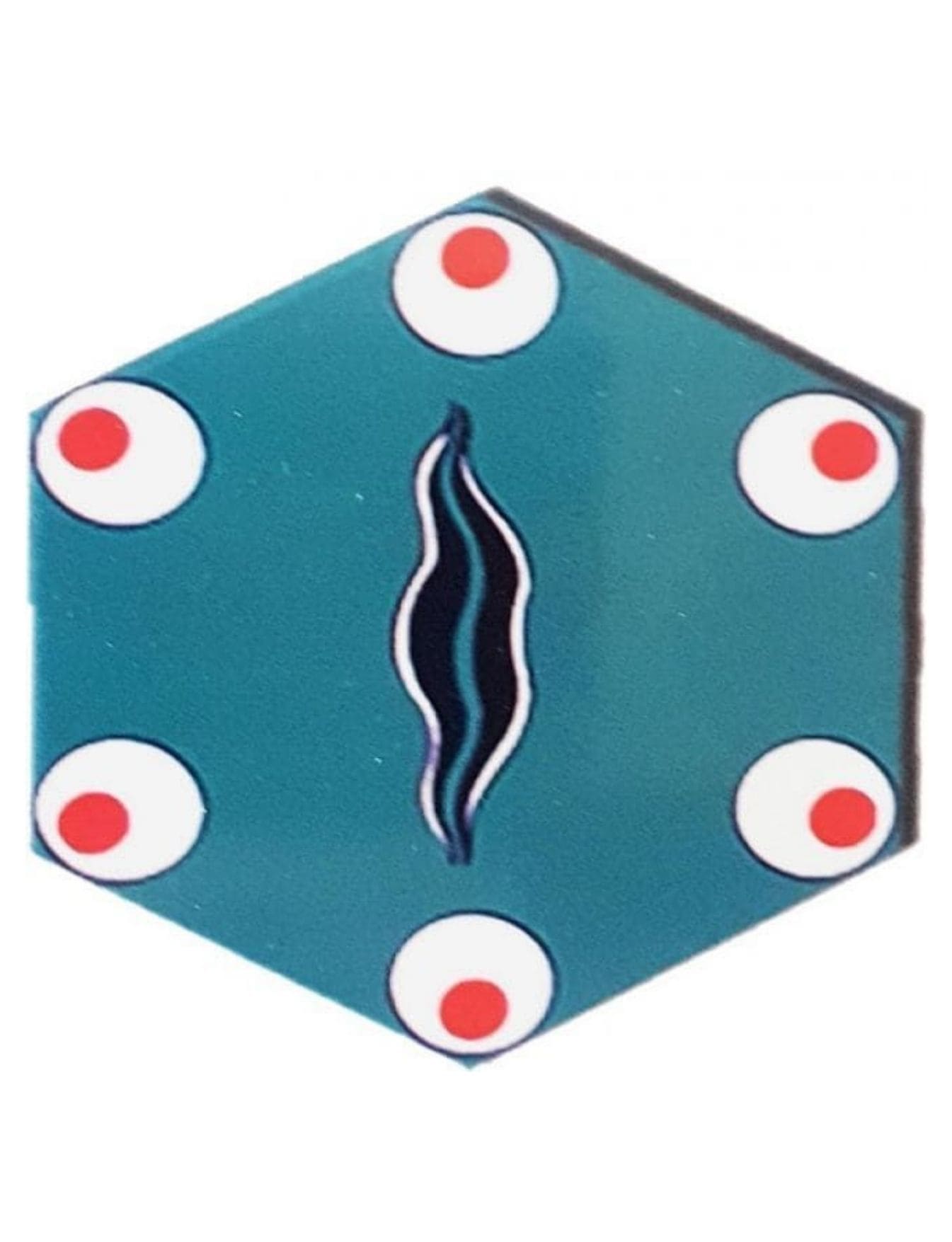 Altıgen Seramik Çini Karo - 50, Desenli Seramik Altıgen. Altıgen Çini Karo, Kütahya Çini Dekor,