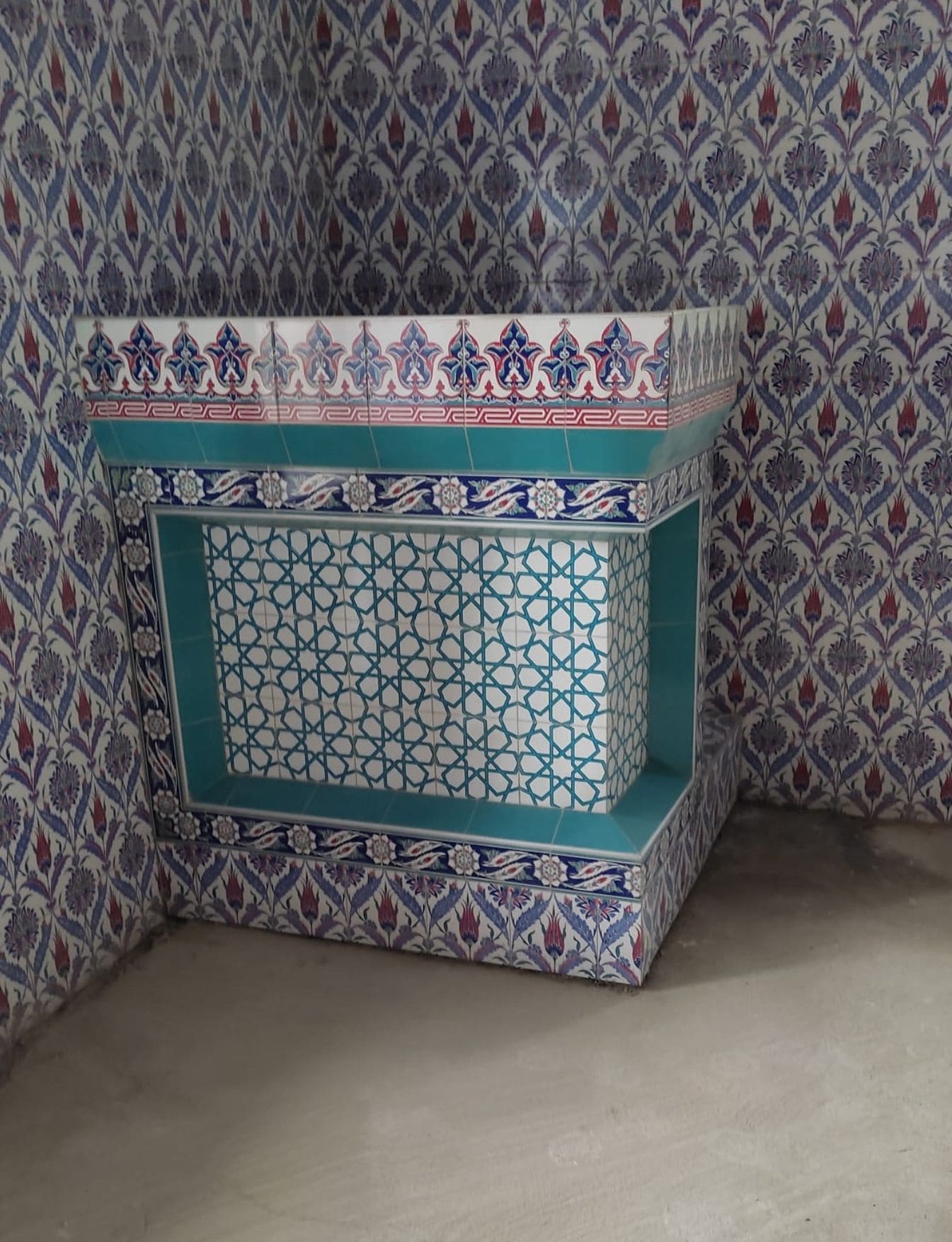 Vaaz Kürsüsü -16, Vaaz kürsü modelleri fiyatları, Kütahya çini dekor,