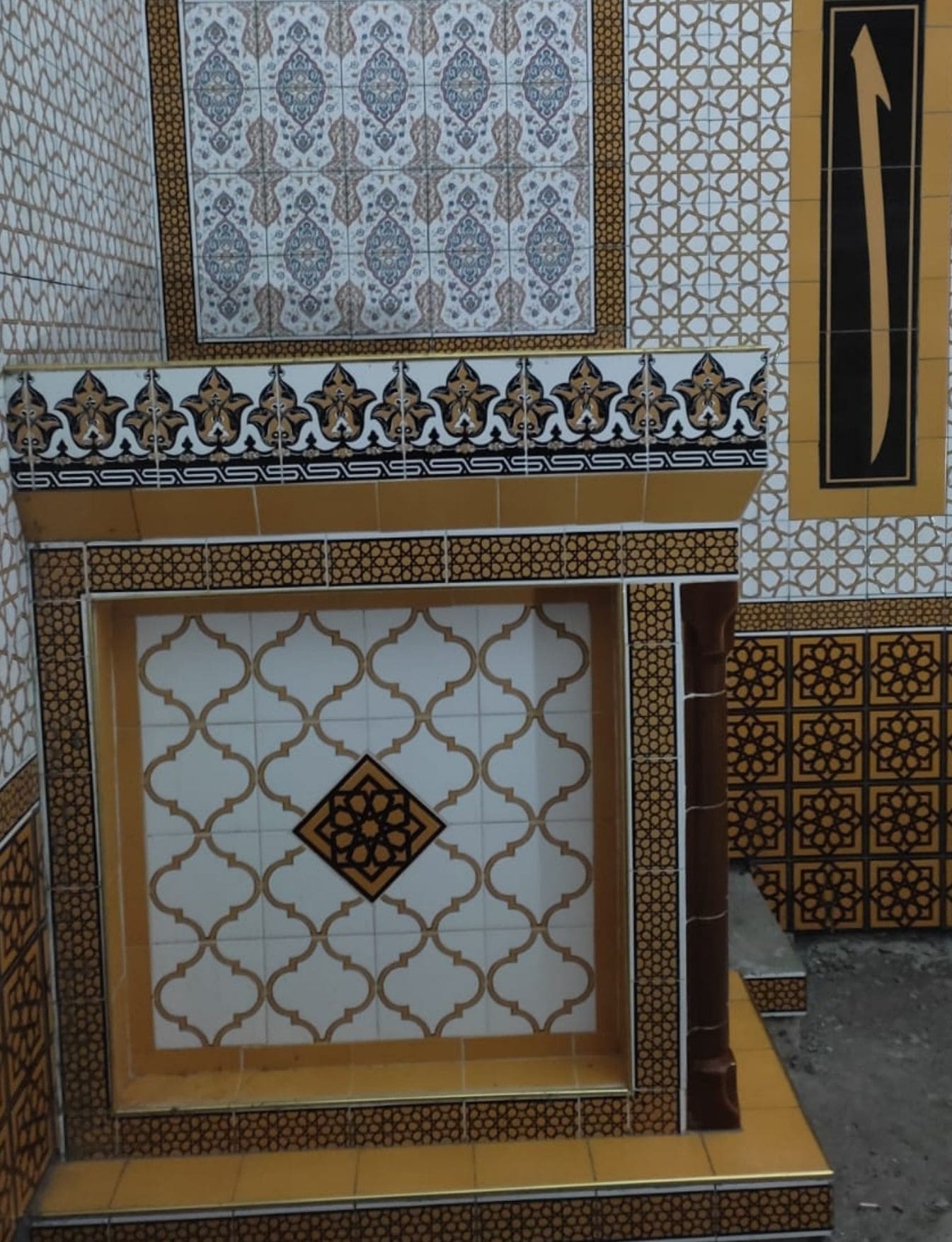 Vaaz Kürsüsü -02, Vaiz kürsü fiyatları, Kütahya çini dekor,