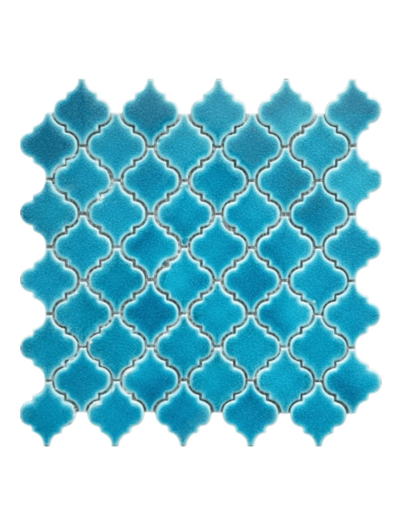 Cami Seramik -13, Fileli Porselen Seramik Arabesk Turkuaz, Kütahya Çini Dekor,